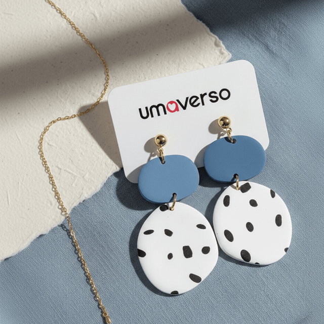 Brinco Blue Dots