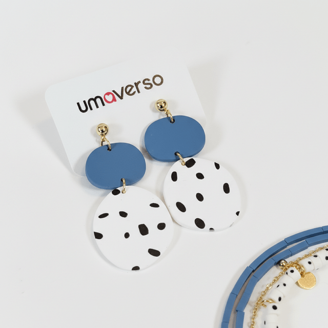 Brinco Blue Dots